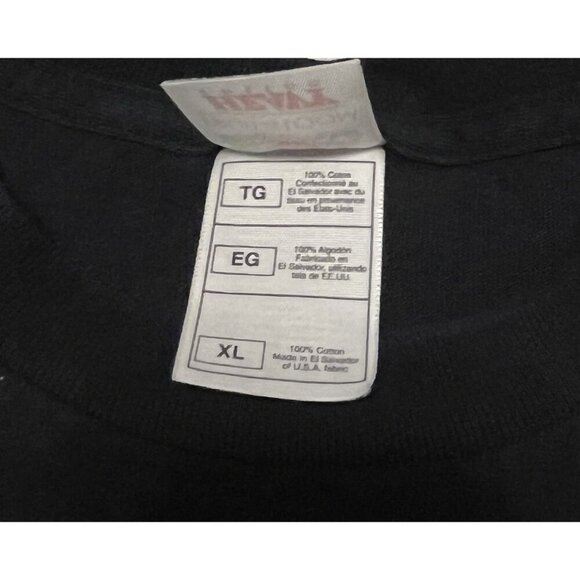 Geek Squad Fruit Of The Loom Heavy Cotton Mens XL Uniform Black T-Shirt Tee - Picture 3 of 8